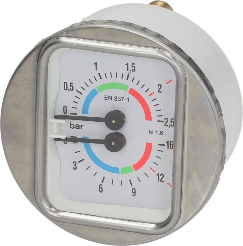 BE1245535-2 BEZZERA - PRESSURE GAUGE DUAL BEZZERA - PN: BE1245535 - Image 1